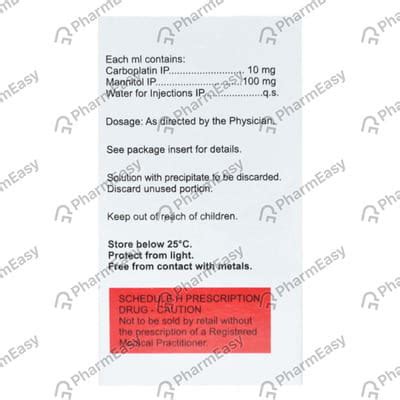Carbokem Nova 150mg Vial Of 15ml Injection: Uses, Side Effects, Price ...