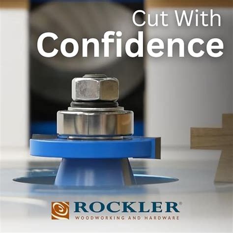 ROCKLER Shaker Rail & Stile Router Bits 1/2 Shank (Set of 2) Precision ...