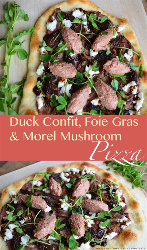pizza confit de canard