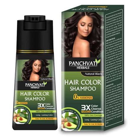 Buy PANCHVATI HERBALS NATURAL BLACK HAIR COLOR SHAMPOO FOR MEN AND ...