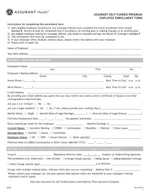 Assurant Self Funded Program Reviews Form - Fill and Sign Printable ...