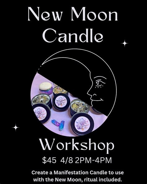 New Moon Candle Workshop, The Wandering Soul- Books, Gifts & Furniture ...