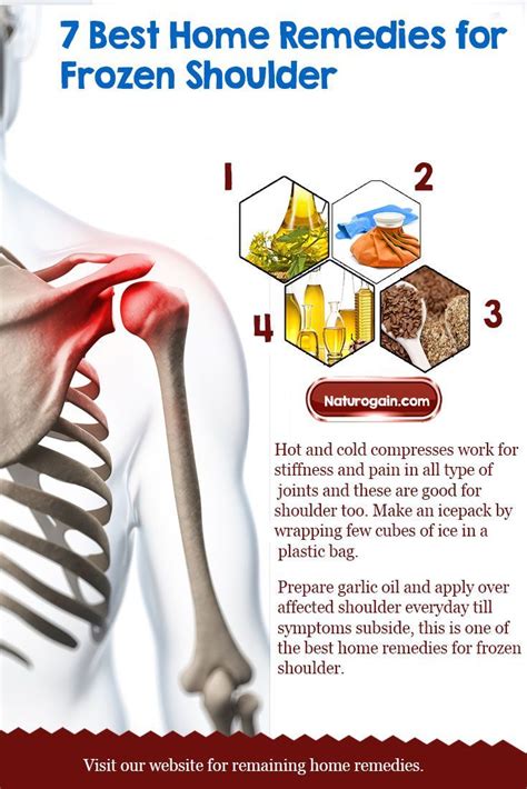 Learn about 7 best home remedies for frozen shoulder to get rid of stiffness. These easy ti ...