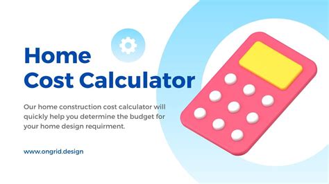 Free Tool - Home Construction Cost Calculator – Ongrid Design