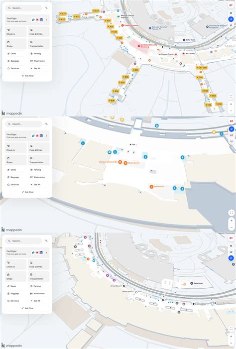 Calgary International Airport Domestic Terminal Map (Most Up-To-Date ...
