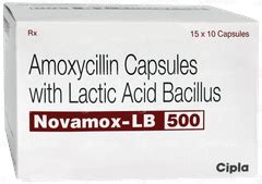 Novamox Lb 500 Mg Capsule 10 - Uses, Side Effects, Dosage, Price | Truemeds