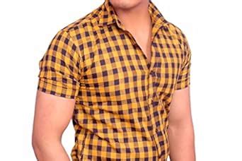 F2U Men's Casual Shirt (Pack Of 2) (DSC_0133_Brown_X-Large) : Amazon.in ...