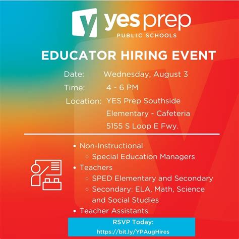 YES Prep Public Schools on LinkedIn: #education #teacher #hiring # ...