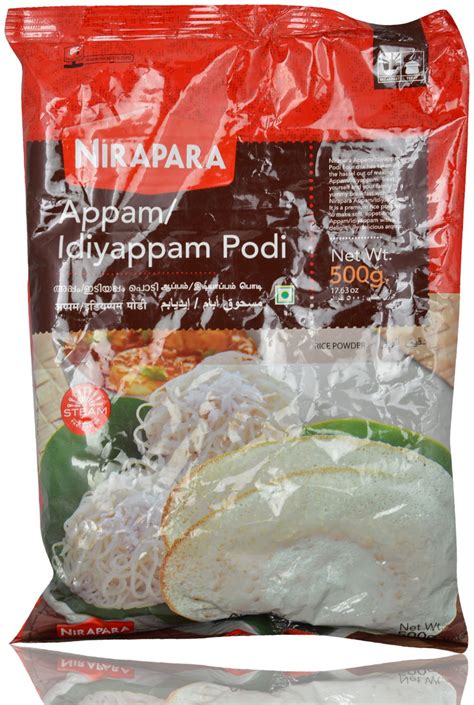 Nirapara Rice Flour - Appam Idiyappam Podi, 500g Pouch : Amazon.in ...