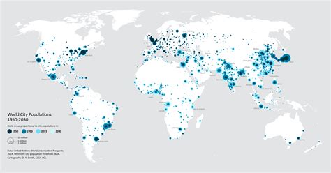 Populated Places in the World with Carto – Information Visualization