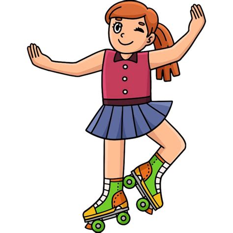 Page 3 | Roller skates girl Vectors - Download Free High-Quality ...