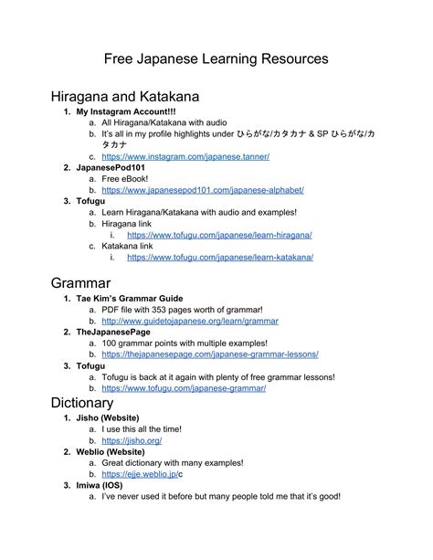 Free Japanese Learning Resources (1).pdf | DocDroid