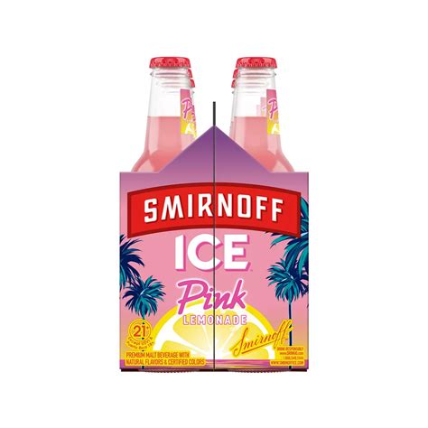 Smirnoff Ice Pink Lemonade - Shop Malt beverages & coolers at H-E-B