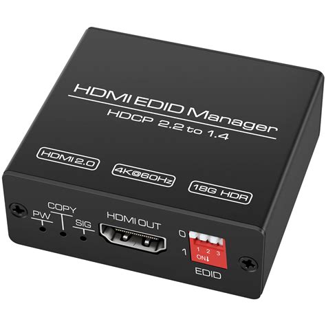 Hdmi Edid Emulator Manager 4k Prophecy 8 Extended Display ...