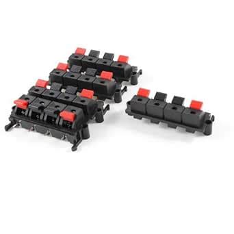 3NH® 5 Pcs 64mm x 20mm 4 Positions Push in Jack Spring Load Audio ...