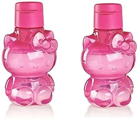 Tupperware Hello Kitty 310 ml Bottle (Pack of 2, Pink) : Amazon.in ...