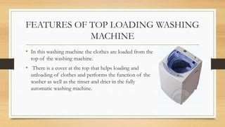 Machine details of washing machine | PPTX