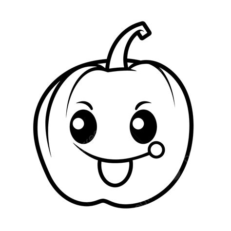 Happy Pumpkin Face Coloring Pages