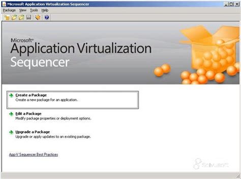 Application Virtualization Sequencer 的图像结果