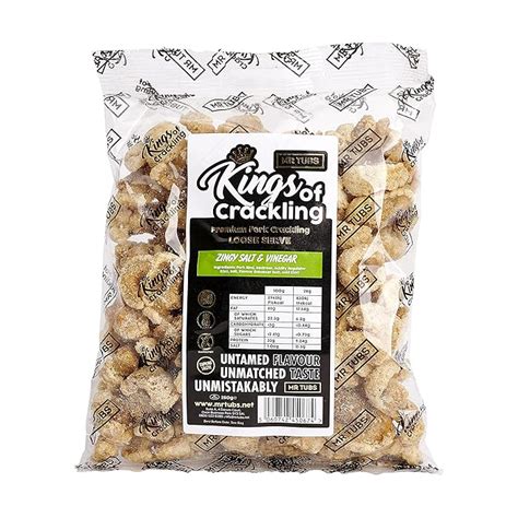 Buy Mr Tubs Gourmet Pork Crackling - Bulk Bag - 250g Premium Crackling ...