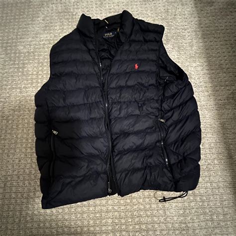 Polo puffer vest | Depop