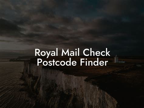 Royal Mail Postcode Finder 的图像结果