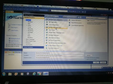 Create Web Application in Visual Studio 2019 的图像结果