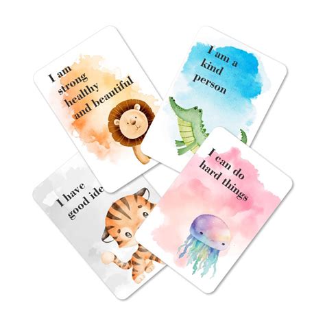 Positive Affirmations Flashcards – Tinycubs
