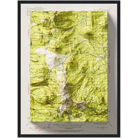 Oregon Maps Posters | Oregon Wall Maps | Geoartmaps