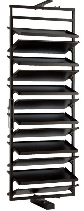 Rotating Shoe Rack, Aluminium Frame, SteelRunners and Panels, 4 kg ...