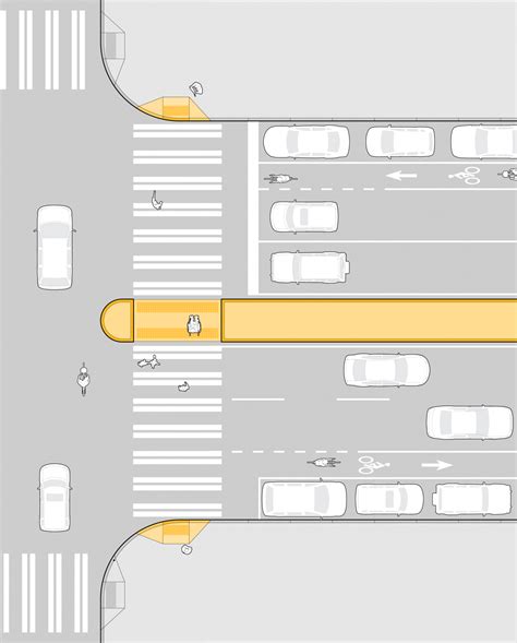 Pedestrian Crossing :: Seattle Streets Illustrated in 2025 | Streetscape design, Urban design ...