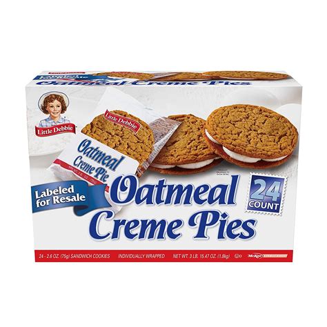 Little Debbie Oatmeal Cream Pies (2.6oz / 24pk) - Walmart.com