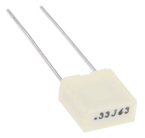 R82DC3330DQ60J KEMET | KEMET R82 Polyester Film Capacitor, 40 V ac, 63 ...