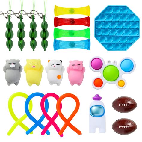 Buy 21 PCS Sensory Fidget Toys Set Simple Dimple Fidget Toy for Kids or ...