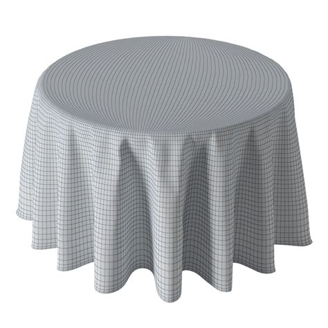 Skirted Round Side Table 3D Model for VRay, Corona | CGMood