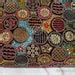 Buy Indian Embroidered Fabric by Yard Georgette Wine Embroidery Sewing ...