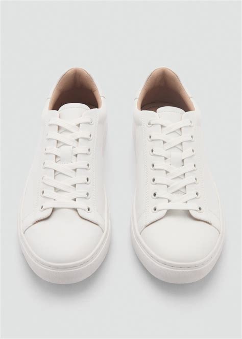 Lace-up panel sneakers - Men | MANGO USA