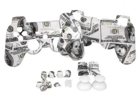 100 Money Ps3 Controller Shell Full Assembly Housing Hydrodipped Start ...