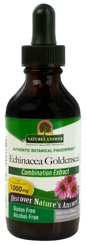 Nature's Answer Echinacea Goldenseal -- 1000 mg - 2 fl oz - Vitacost