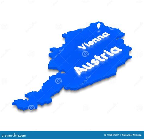 奥地利地图 3D等轴透视图 库存例证. 插画 包括有 äºšç‰¹å…°æ æ, åˆ›æ, å°„ - 180647087