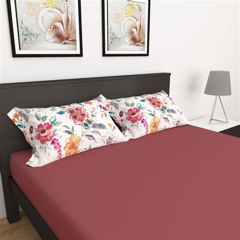 Buy My Bedding 3-Pc. Solid Double Bedsheet Set - 228 x 274 cm from Home ...