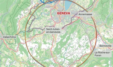 Image result for Map CERN FCC