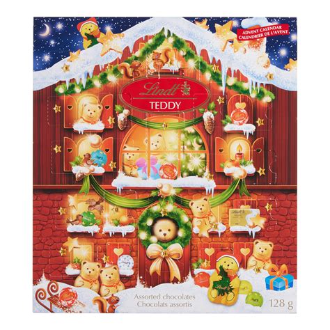 Lindt Milk Chocolate Teddy Bear Advent Calendar - World Market