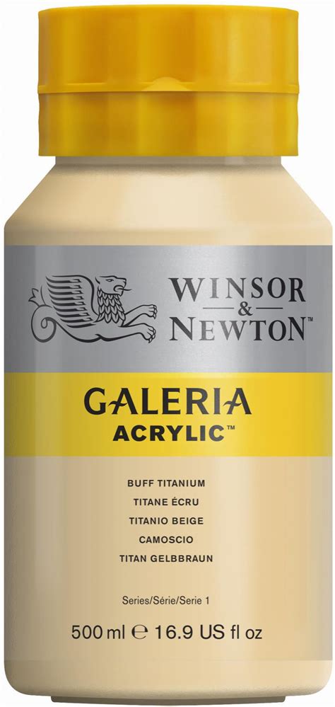 Winsor & Newton - Galeria Acrylic Buff Titanium (500ml) Vledderland webshop