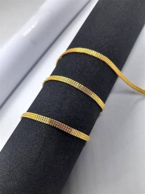 Buy Rkb Gold Plated lacker chain 22inch for men women | The RKB