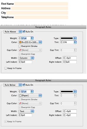 Image result for InDesign Rules