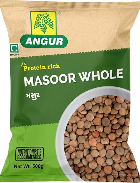 Angur Masoor Whole Dal - 1 Kg : Amazon.in: Grocery & Gourmet Foods