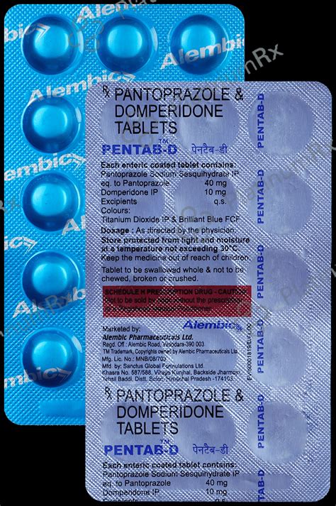 Pentab-D Tablet 15 Tablet - Save 55% on Substitute Medicine