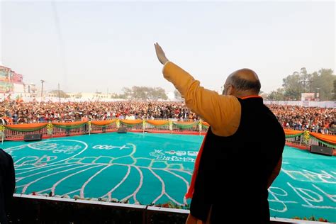 BJP National President, Shri Amit Shah addressing Booth Presidents ...