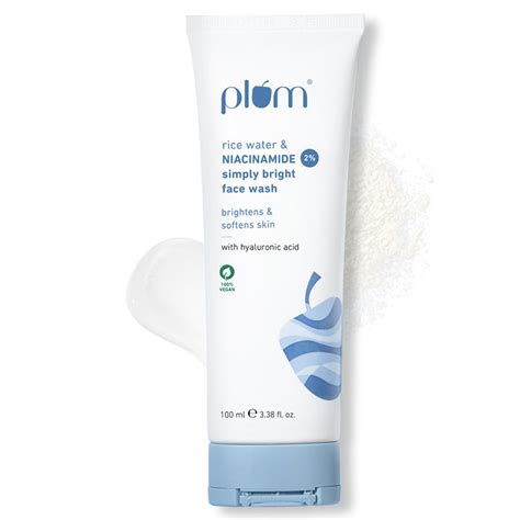 Plum 2% Niacinamide Simply Bright Face Wash With Rice Water 100 ml | B ...